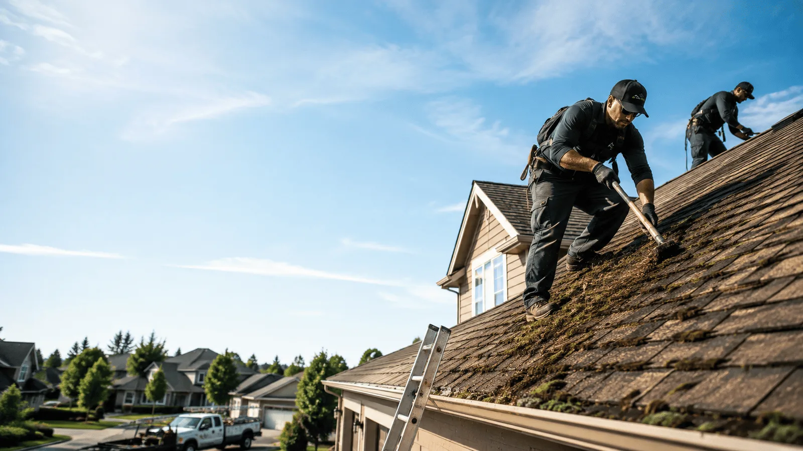 Roof Moss Removal in Manistique, MI near me